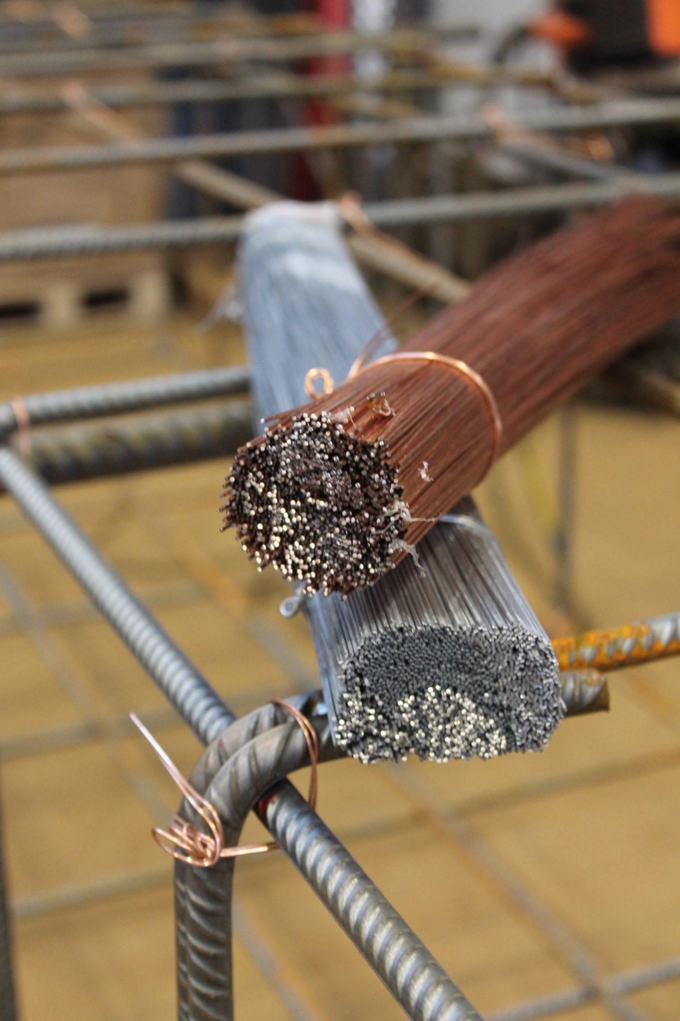 COPPER AND ZINC PLATED BINDING WIRE